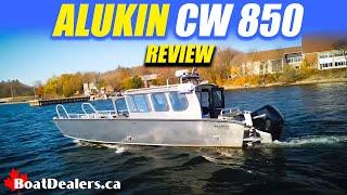 Alukin CW 850 #workboat #mercuryoutboard