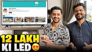 Alhamdulillah Finally 100inch Ki LED Le Li Apne Studio Ke Liye || 12 Lakh Kharch Kar Dia LED Par