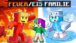 ADOPTIERT von der FEUER und EIS FAMILIE in Minecraft!