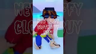 New luffy cloth on roblox
