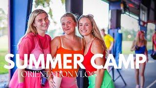 summer camp orientation vlog!!!