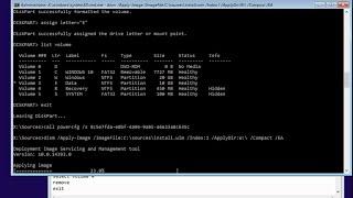 Install Windows 10 UEFI by Command Prompt from USB