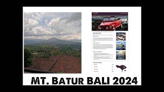 Mount Batur Volcano. Bali Day trip 2024