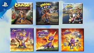 Spyro + Crash Remastered Game Bundle | PS4