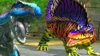 JURASSIC TOUR: OSTAPOSAURUS Vs INDIRAPTOR GEN 2 (JURASSIC WORLD).