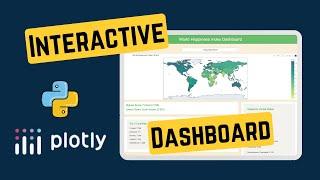 Build a Python Interactive Data Dashboard with Dash & Plotly | Data Analytics: World Happiness Index