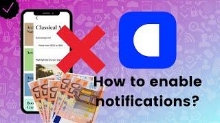 How to enable notifications on closing lots in Catawiki?