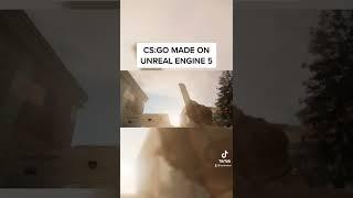 PLAYABLE CS:GO - Unreal Engine 5 (Dust 2 Remake) #csgo #unrealengine #gaming #cod