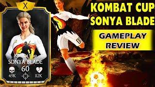 MKX Mobile 1.18.1. Kombat Cup Sonya Blade Gameplay + Review. 200 IQ Plays With Red Card!