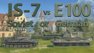 WOT Blitz Face Off || IS-7 vs E-100