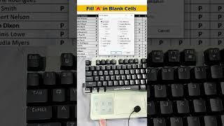 Excel Auto-Fills Absent in Seconds – You Won’t Believe the Shortcut! #excel #office #tips #tricks