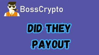 CryptoBoss Review | Did They Pay Out |  High Risk High Rewards