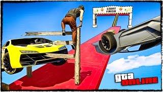 НЕТ ВРЕМЕНИ ДУМАТЬ - ПРЫГАЙ! ДЕЗРАН "БЕГИ ИЛИ УМРИ" В ГТА 5 (GTA 5 ONLINE DEATHRUN)