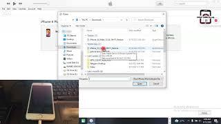 How to import ipsw firmware into iTunes | windows tutorial | IPhone Restore Factory reset update 