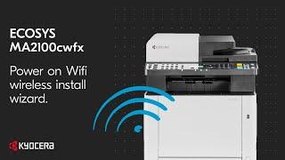 Kyocera MA2100cwfx Power On Wifi/Wireless Install Wizard