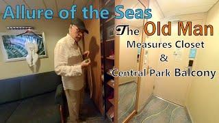 Allure OTS Cabin & Balcony Measurements by The Old Man