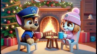 Paw Patrol Ultimate Rescue | CHASE x SKYE Happy In Christmas Eve!! Winter Is Coming! | Rainbow 3