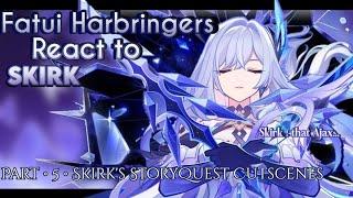 Genshin Impact Reacts To Skirk: Story Quest Cutscenes || GL2 X FATUI || ` BY — @fuyangurbbgx    ` 