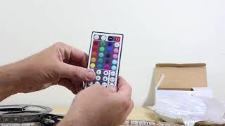 5M 5050 RGB 300LED Strip Lights + Wireless Remote - Unboxing, Setup & Demo!