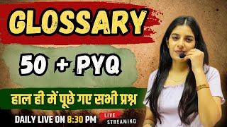 Glossary (पारिभाषिक शब्दावली) PYQ II Most Asked Ques II Learn With Rajani II Smriti Coaching Classes