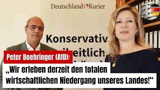 Peter Boehringer (AfD):„Wir erleben derzeit den totalen wirtschaftlichen Niedergang unseres Landes!“