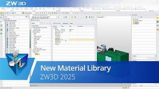 New Material Library | ZW3D 2025 Official