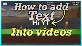 How to add text into your videos (iPhone, iPad, iOS) with iMovie