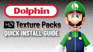 Dolphin emulator | How to install texture packs (simplified guide)