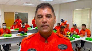 Bomberos de Brasil capacitan a personal de El Salvador en manejo de productos peligrosos