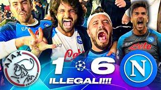  ILLEGALI!!! AJAX 1-6 NAPOLI | LIVE REACTION NAPOLETANI CRUIJFF ARENA HD