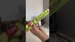 This cling film hack will change your life! | HACK #shorts #youtubeshorts #hacks #kitchenhacks