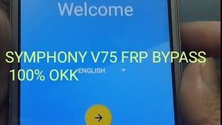 Symphony V75 frp bypass without computer 100%..Symphony v75 bypass android 6.p