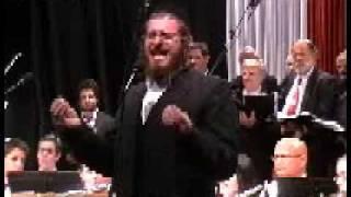 החזן יעקב רוזנפלד yaakob Rosenfeld sings ahshkiveinu 2005