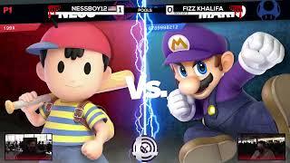 Nessboy12 (Ness, duh) vs Fizz Khalifa (Mario) - Ultimate Singles Pools - MAJOR UPSET