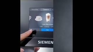 Siemens EQ700 Fully automatic coffee machine iSelect Display