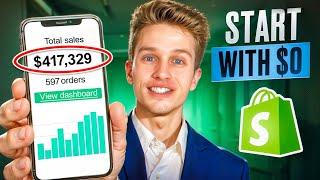 How To DropShip With $0 | FREE Shopify Dropshipping Course