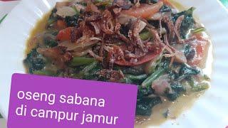 jamur di masak sama sabana//resep mamah WAHAB mantap pokonya,