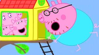 Peppa Pig Official Channel | Peppa Pig's Secret Word for Her Tree House: Daddy's Big Belly