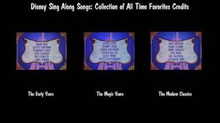 Disney Sing Along Songs: Collection of All Time Favorites Credits