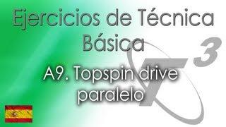 Ejercicio Técnica Básica: A9. Topspin drive paralelo