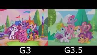 My Little Pony ️ G3, G3.5, G4 Intro Comparison