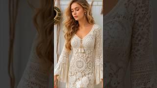 Elegance in Motion Lace Dress  #shorts #fashion #design #style #beauty #aifashion #ai
