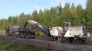 Wirtgen W 210 Fi Cold milling machine | Loading Scania and Volvo trucks