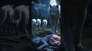 Not a Beast, but an Angel: The Wolf Showed True Humanity!"#animation #cat #shurtvideo#cat