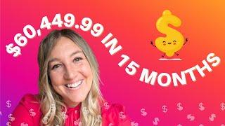 how I MADE $60K in 15 months for one income stream (self-publishing books)