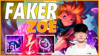 FAKER ZOE MID GAMEPLAYSEASON 12 LEAGUE OF LEGENDS