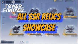 Tower of fantasy: All SSR relics showcase