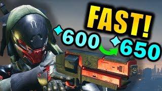 Destiny 2: LEVEL UP FAST in BLACK ARMORY! - Get to Max 650 Power Faster!