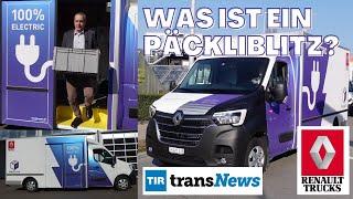 Hier kommt der Päckliblitz (Paketblitz) von Renault Trucks - TIR transNews