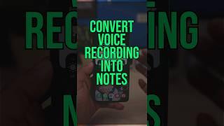 Convert Audio Recording To Text Notes on Android [ English ]